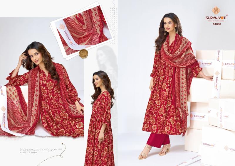 Suryajyoti naisha vol-51 cotton dress material wholesale  - wholesale export